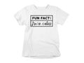 T-Shirt Fun Fact, j'm'en caliss-Simplement Vrai Boutique Made In Québec