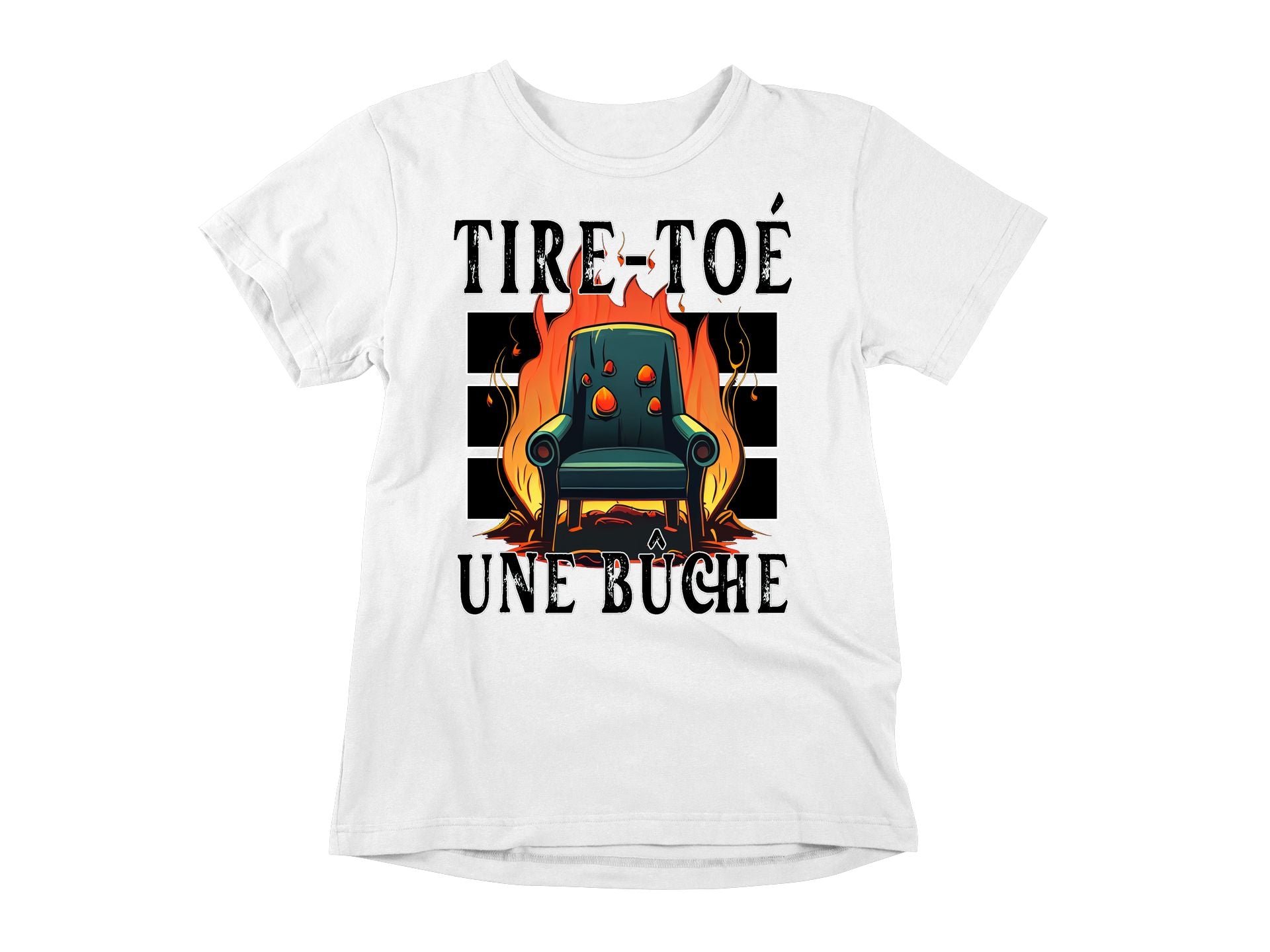 T-Shirt Tire-toé une bûche