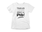 T-Shirt Tous les chemins mènent au rhum