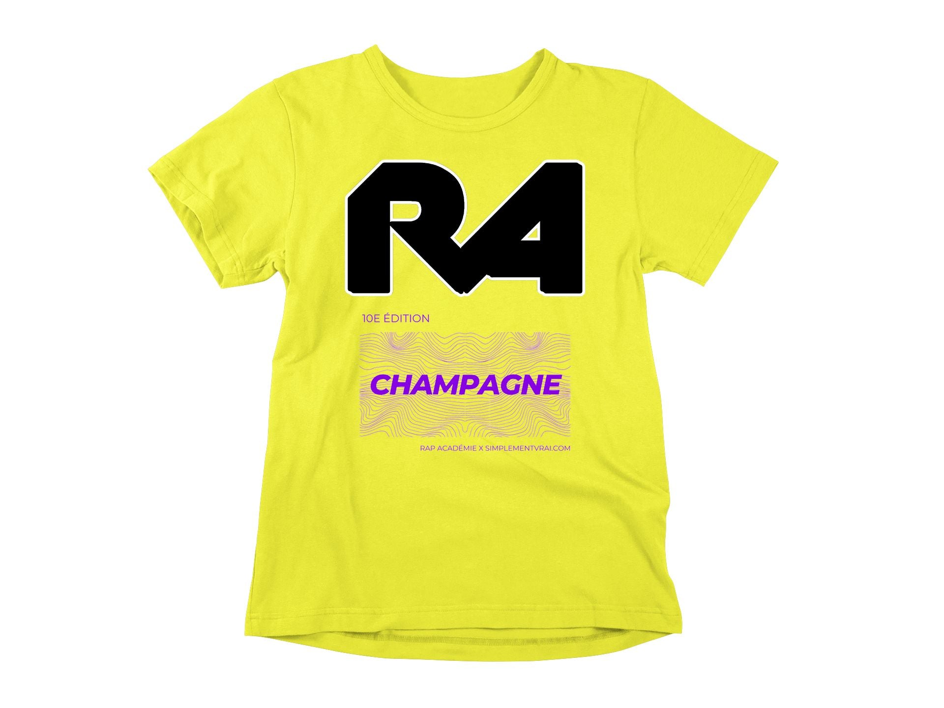 T-Shirt Champagne R.A Officiel