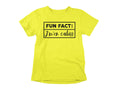 T-Shirt Fun Fact, j'm'en caliss-Simplement Vrai Boutique Made In Québec