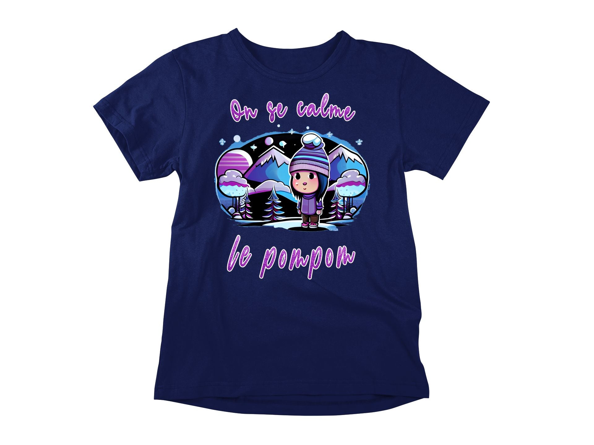 T-Shirt On se calme le pompom