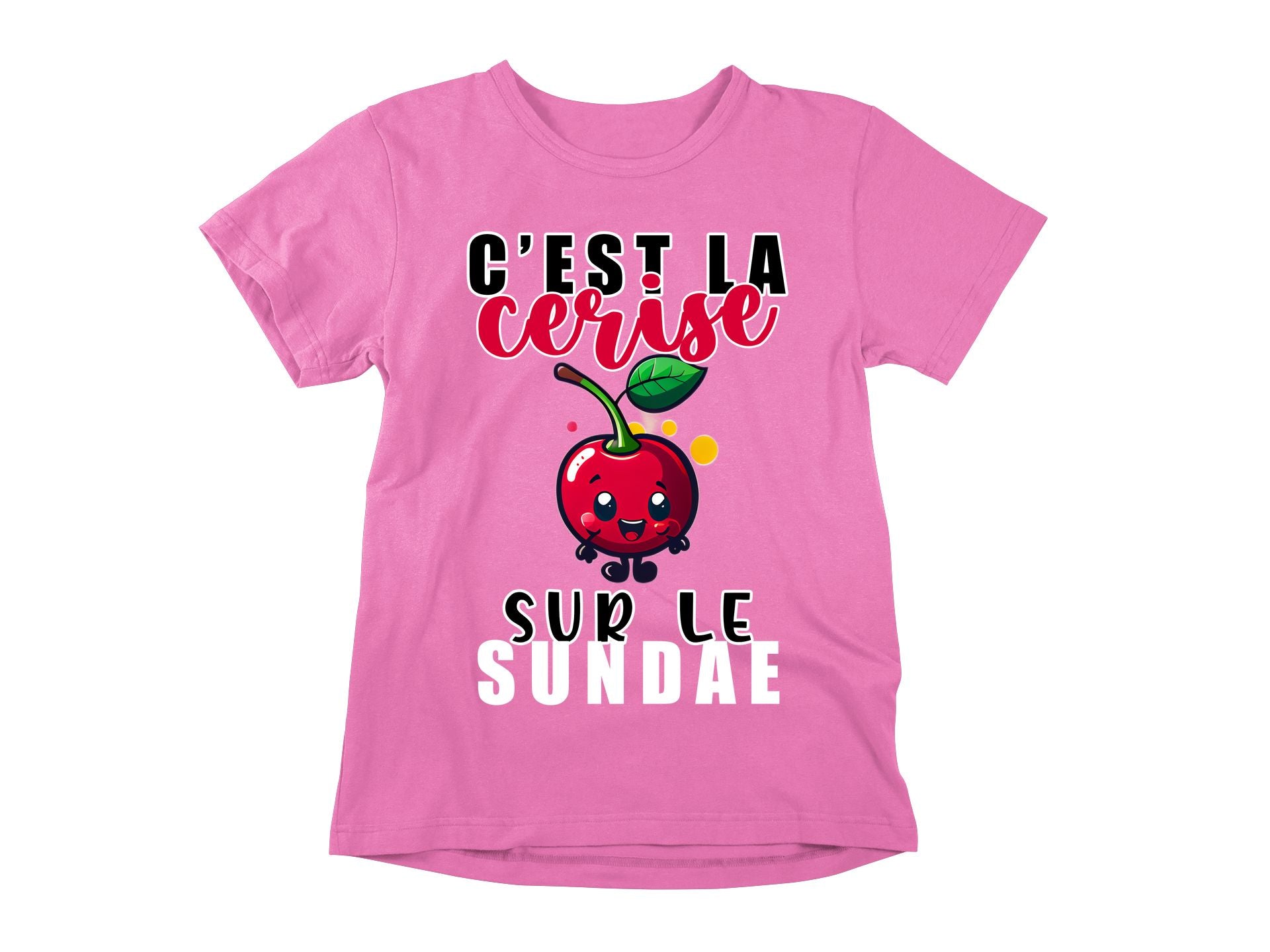 T-Shirt C'est la cerise sur le sundae